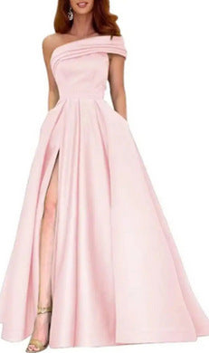 Levoire | Chic Vert Haute-Fente Sexy Robe Rosa