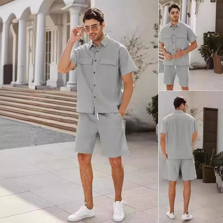 Levoire | Chemise et shorts à cordon pour hommes
