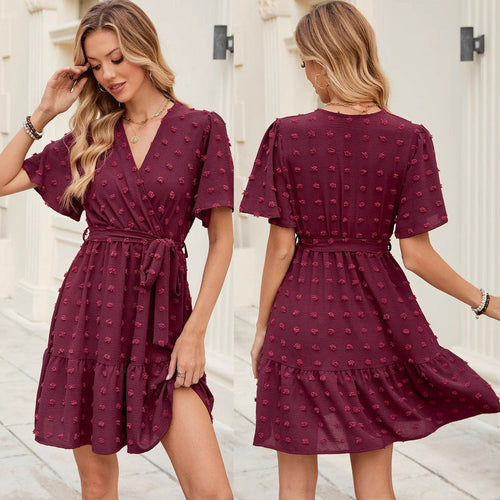 Levoire | Chemise froncée à manches Pom Pom Robes