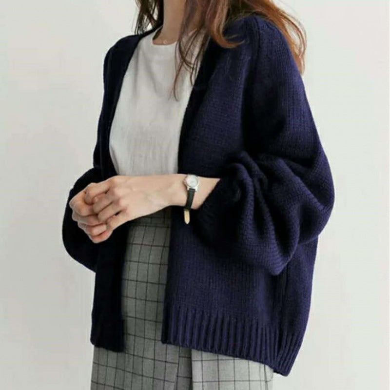 Cardigan femme à manches larges et coupe ouverte Levoire