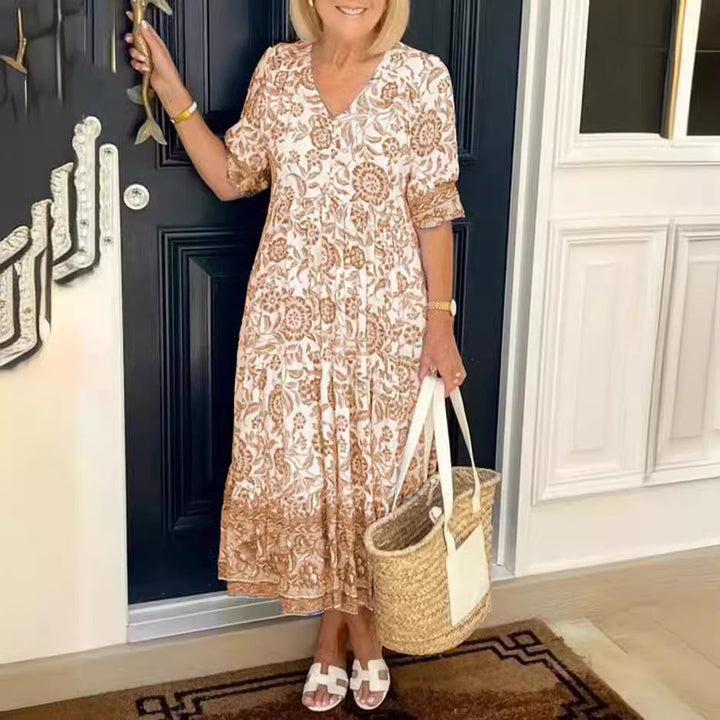 Levoire | Robe à motif noué Imprimé fleuri