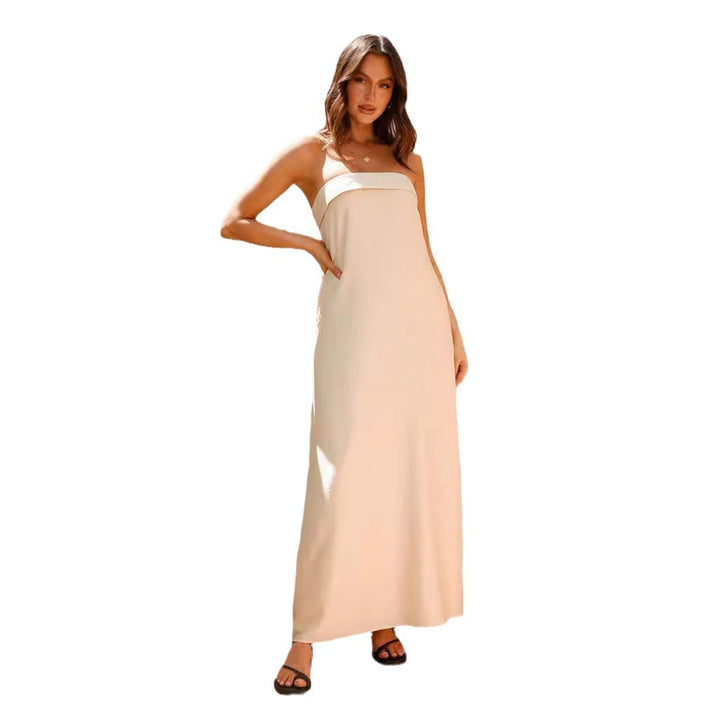 Robe maxi pour femme au design simple et au confort de port polyvalent Levoire