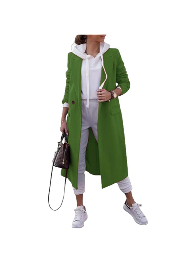 Veste de transition élégante pour femmes avec col chic et poches pratiques Levoire