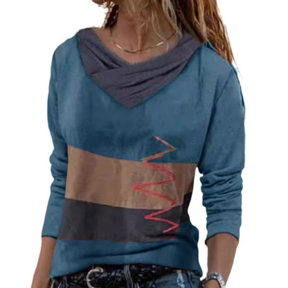 Levoire | F bold hot imprimé col V manches longues slim