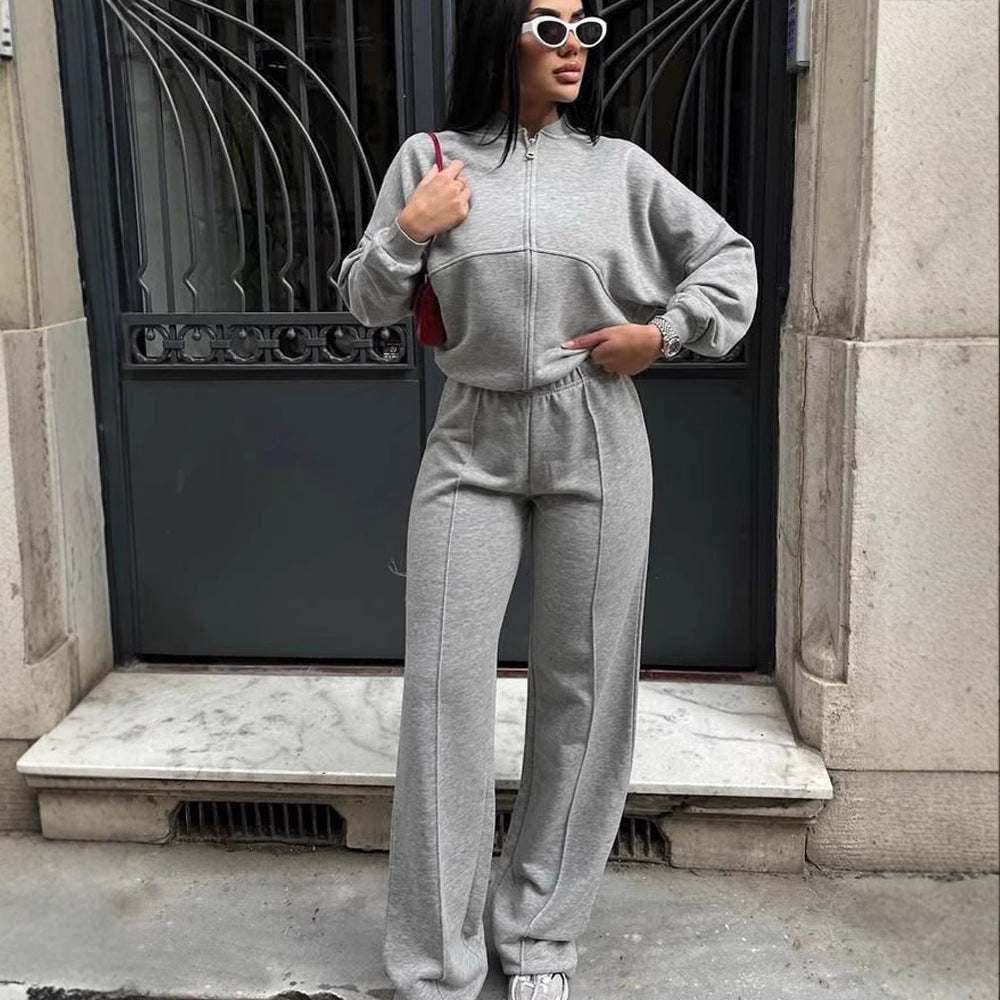 Levoire | Trendik Street Style Veste Pantalon Long Set