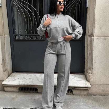 Levoire | Trendik Street Style Veste Pantalon Long Set