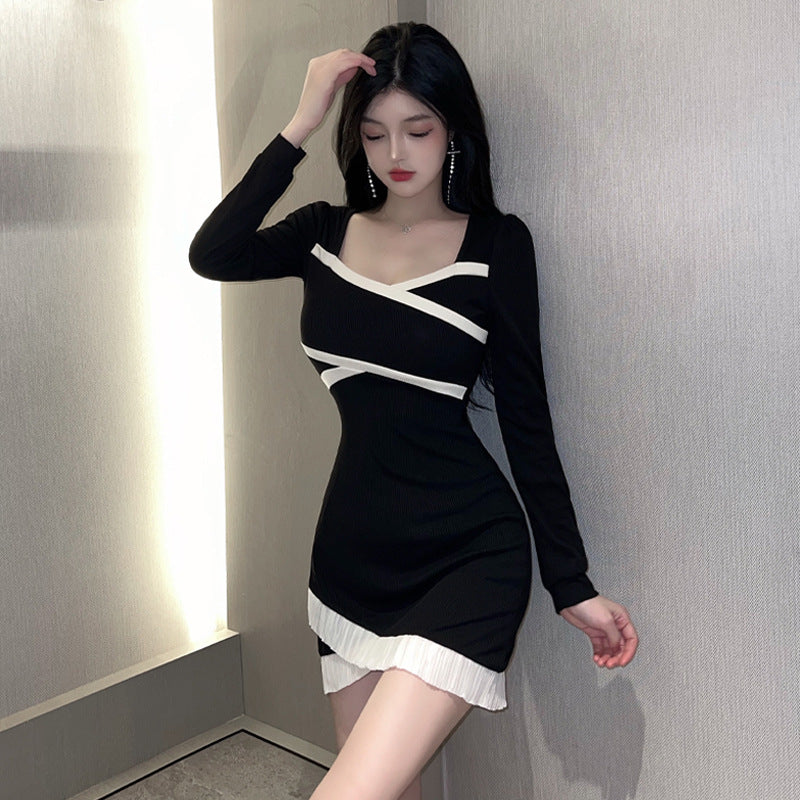 Levoire | Glamouröösit en dentelle Bodycon robe noir