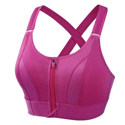 Levoire | Soutien-gorge de sport avec Soutien Optimal et Bretelle Croisée pour Femmes Rose
