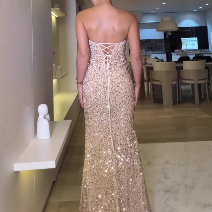 Levoire | Robe élégante à bustier en queue de poisson