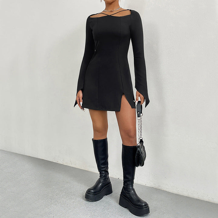 Levoire | Trendy Hollow-Out T-shirt en Coton Mini Jupe