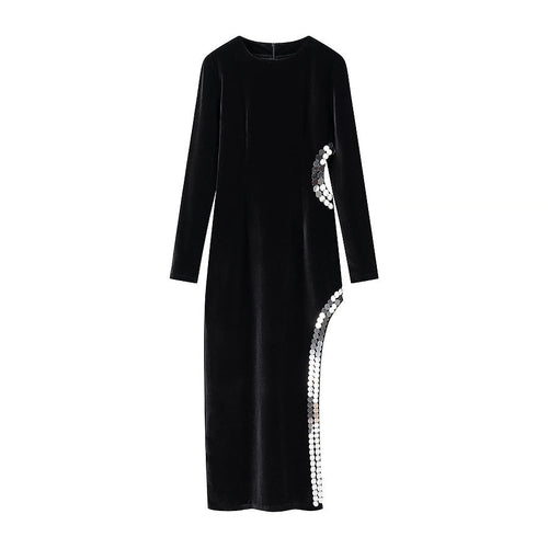 Levoire | Robe longue à encolure rehaussée