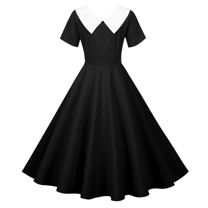 Robe évasée pour femmes avec col élégant et jupe ample Levoire