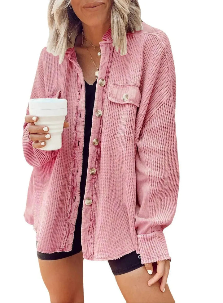 Levoire | Veste en shirt irrégulière pour femmes