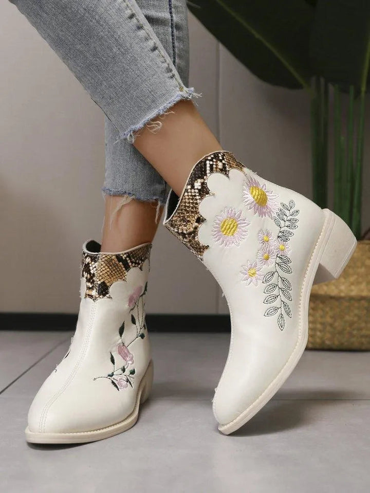 Levoire | Bottes hautes avec talon en boîte