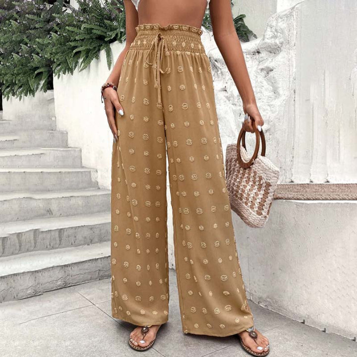 Levoire | Pantalons D'Été Légers Pour Femmes Avec Jambes Larges Khaki
