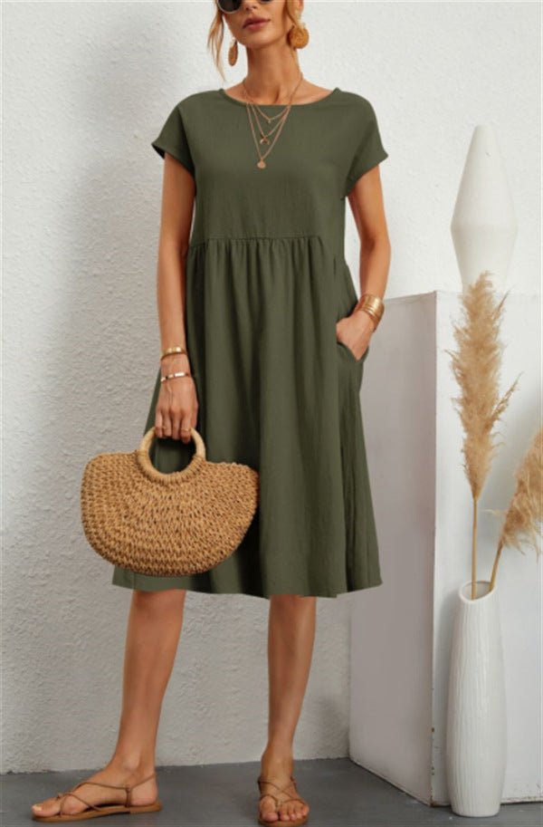 Levoire | A-ligne robe A-ligne robe Fabricant Vert kaki