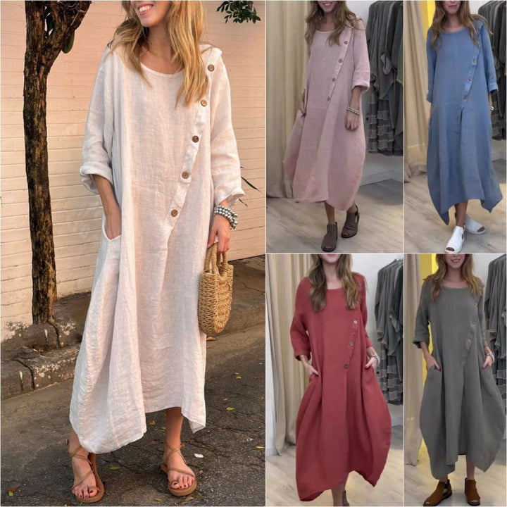 Levoire | Rennon Col Ronde Robe à Manches Longues