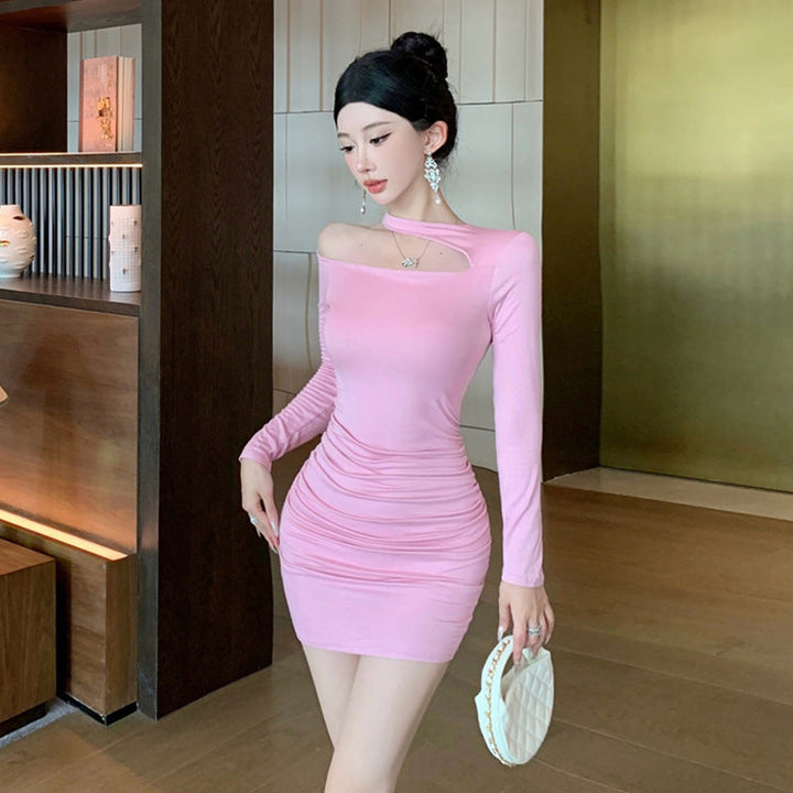 Levoire | Imartelevat à volants robe bodycon sans bretelles Rosa