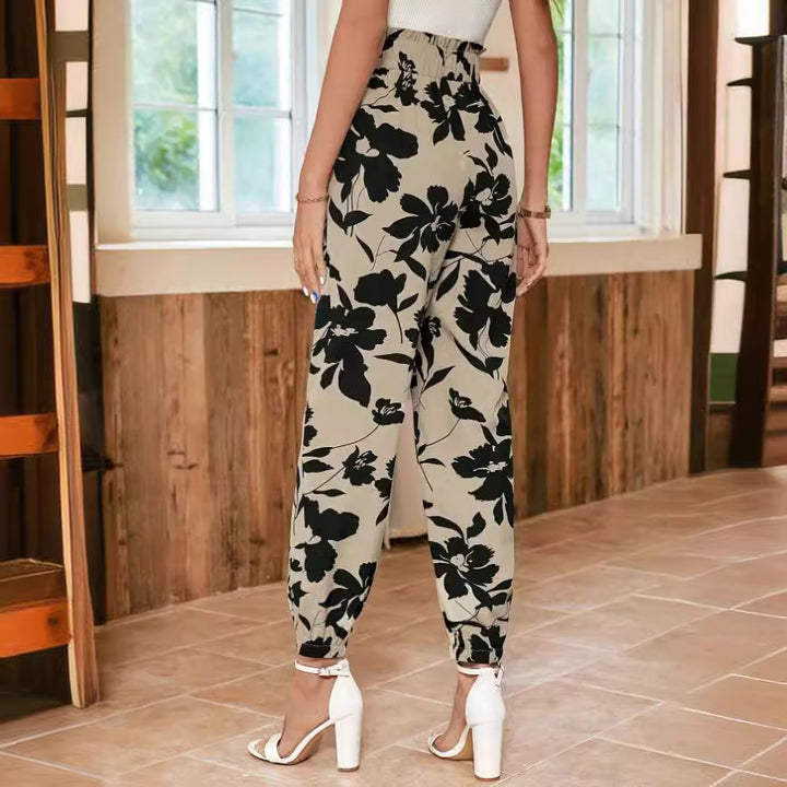 Pantalons floraux tendance pour femmes Levoire