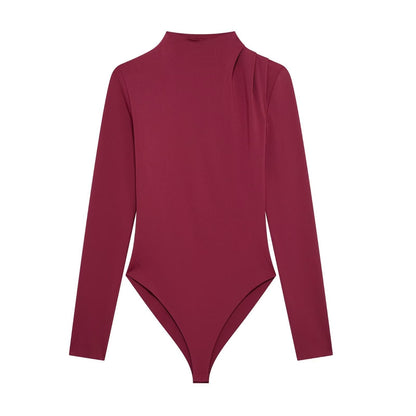 Levoire | Moderne élégant Combinaison à manches longues Rouge vin