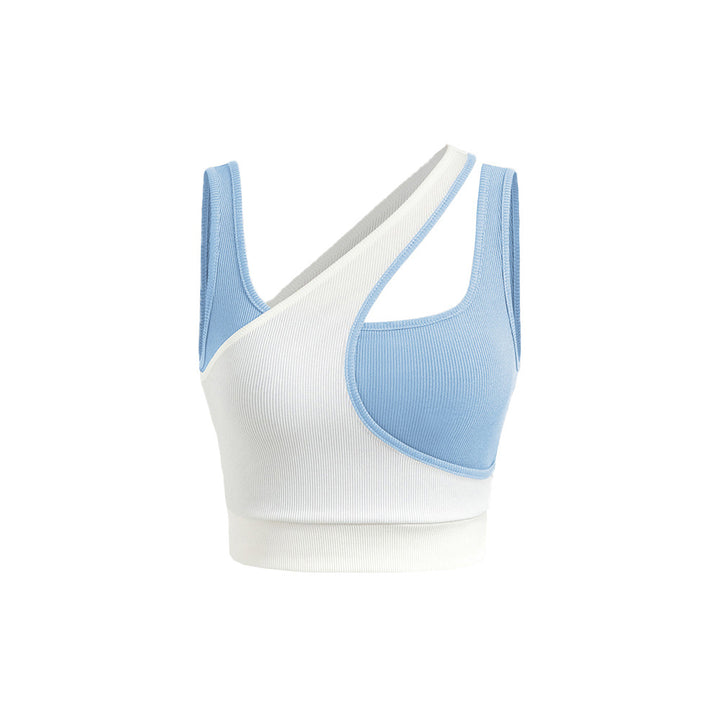 Buste de sport féminin avec design asymétrique et bretelles ajustables Levoire