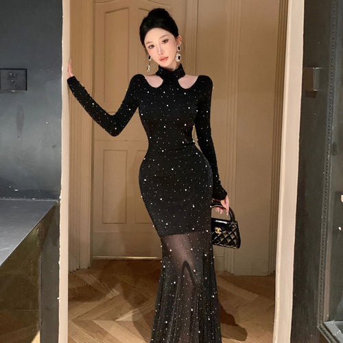 Levoire | Glamourösi Halterneck Taille Long Robe de Soirée