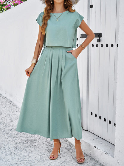 Levoire | Ensemble Deux Pièces Élégant Pour Femme - Été Vert