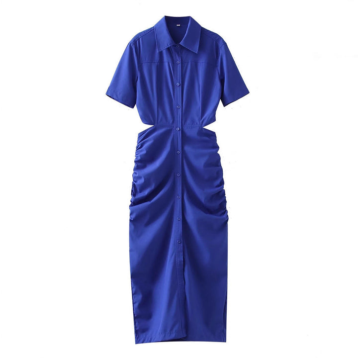 Levoire | Robe d'été décontractée à manches courtes ouvertes