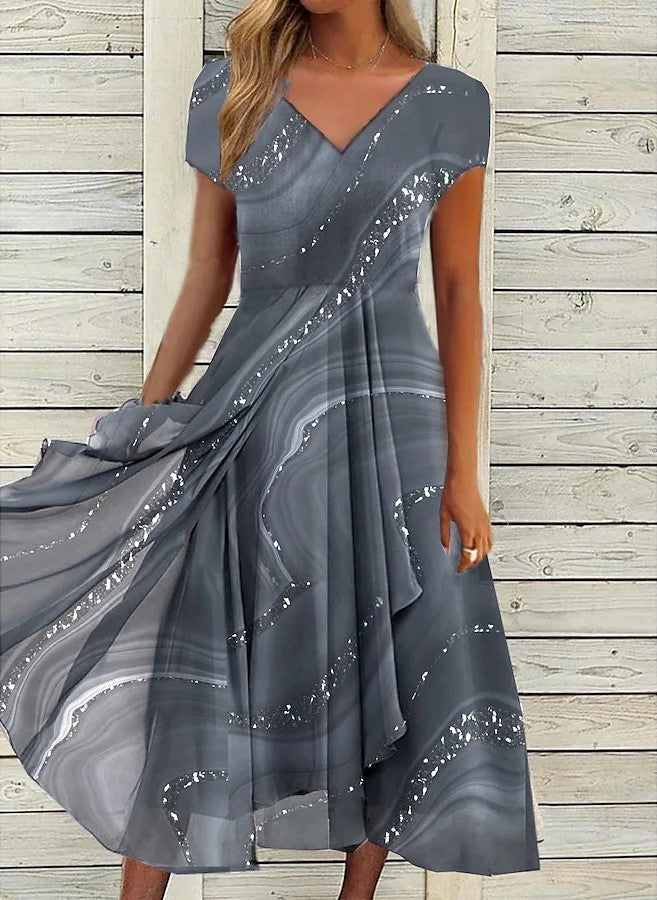 Levoire | Audacieux et ludique robe Gris