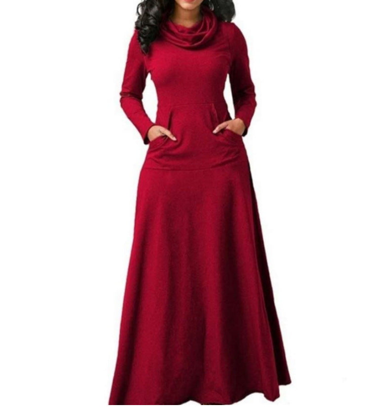 Levoire | Robe de soirée longue transparente à emmanchures ouvertes Rouge vin