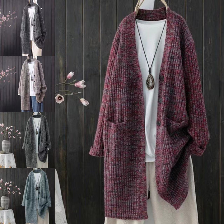 Décontracté cardigan pour femmes avec poches pratiques et coupe à la mode Levoire