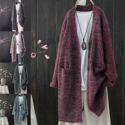 Décontracté cardigan pour femmes avec poches pratiques et coupe à la mode Levoire