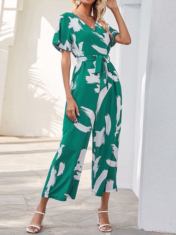 Levoire | Combinaison Élégante En Chiffon Avec Jambes Larges