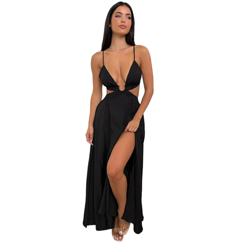 Robe maxi découpée pour femme Levoire
