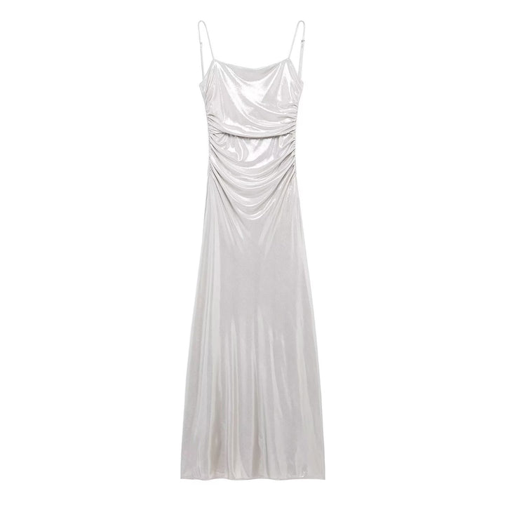 Levoire | Slim & Élégant Sans Bretelles Robe Cocktail de Soirée Blanc