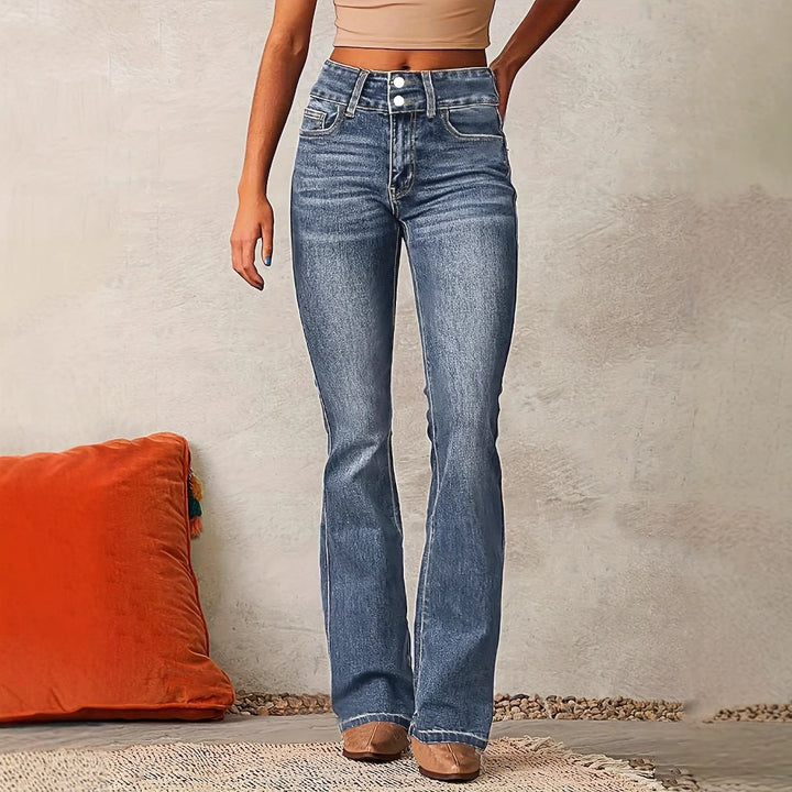 Jean bootcut taille haute femme Levoire