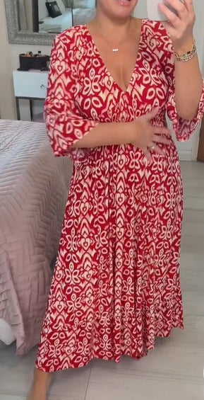 Levoire | Tenue de plage Vacances Plage Jupe longue décontractée Rot