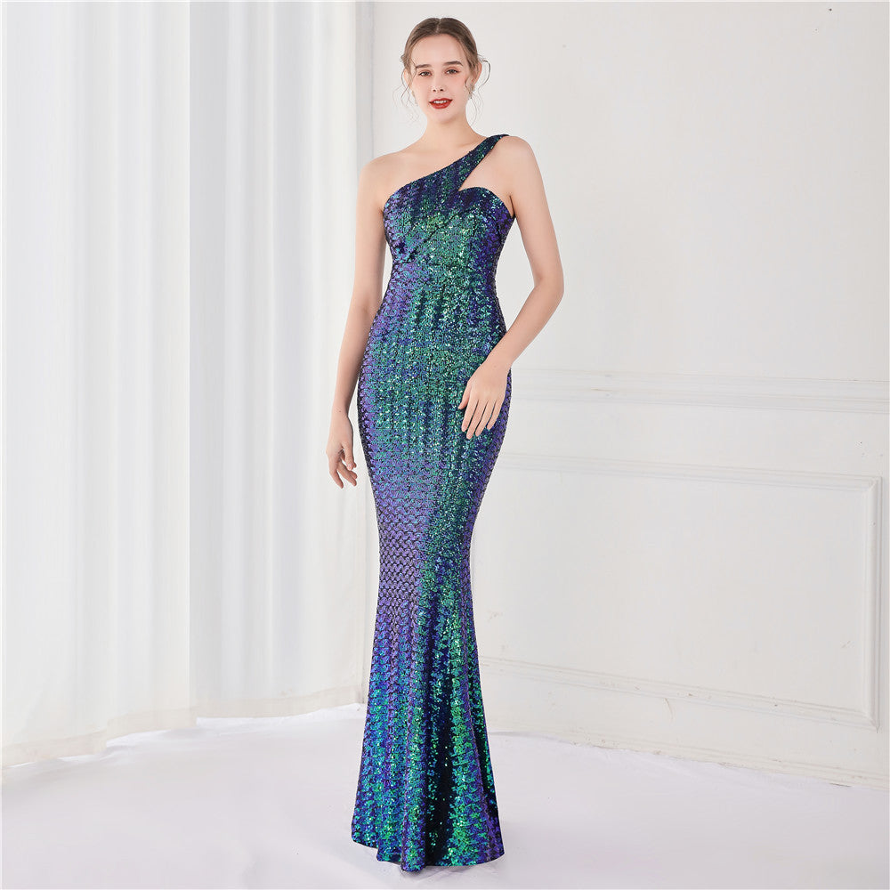 Levoire | Robe de soirée décontractée et élégante Bleu