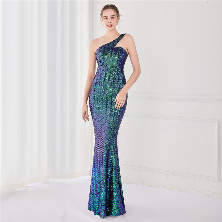 Levoire | Robe de soirée décontractée et élégante Bleu