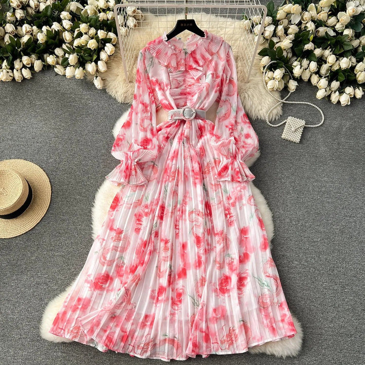 Levoire | Jupe en chiffon plissée Rosa Taille libre