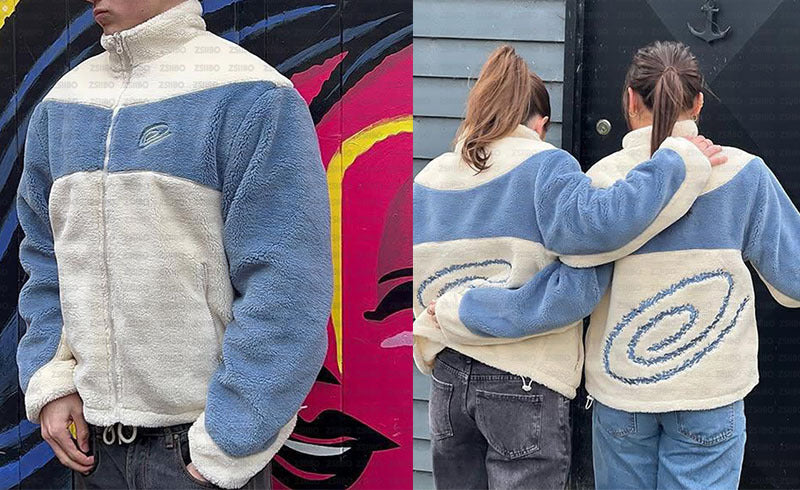 Veste en polaire femme à coupe moderne et col montant Levoire