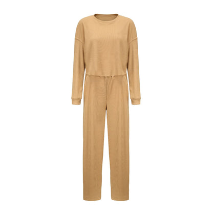 Levoire | Pull de Lounge Relaxant et Pantalon Khaki