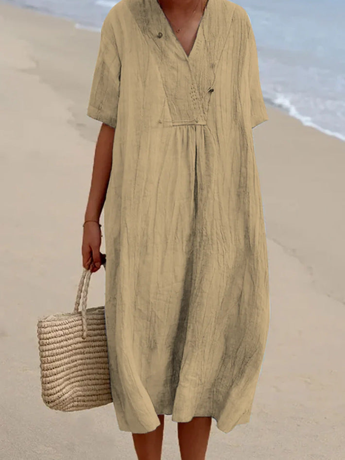 Levoire | Robe en lin Beige