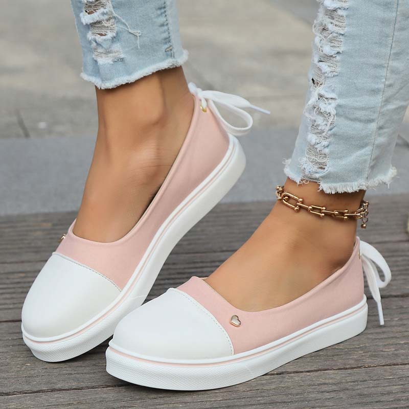 Levoire | Hauskuja Matala Slip On Sneaker Avec Lacets Pour Femmes Rosa