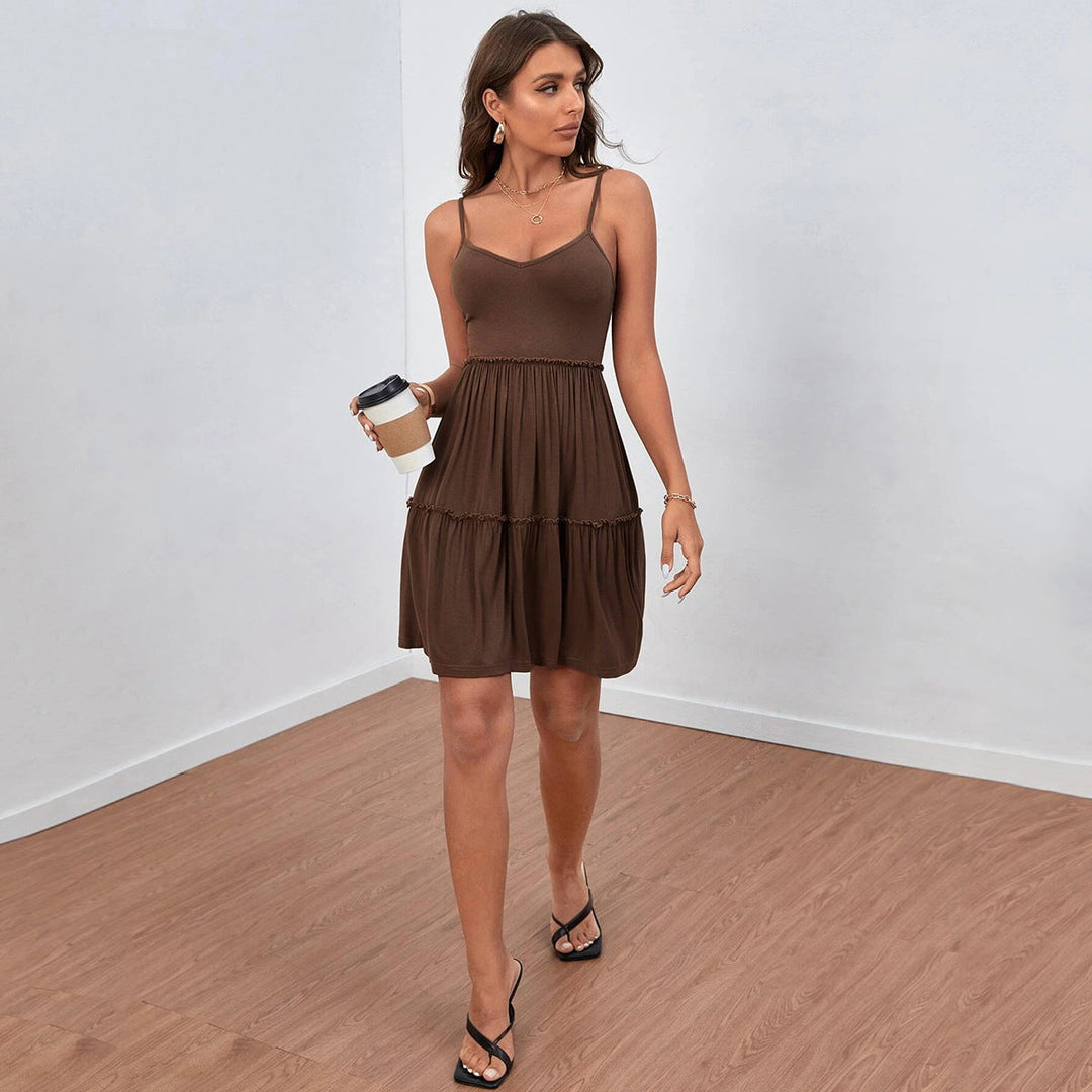 Levoire | Cake-Dress Tricoté Bretelles Spaghetti