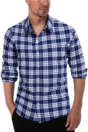 Levoire | Chemise Carreaux Manches Longues Homme