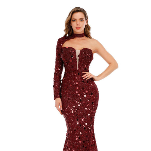 Levoire | Élégante Robe Longue à Train Mince