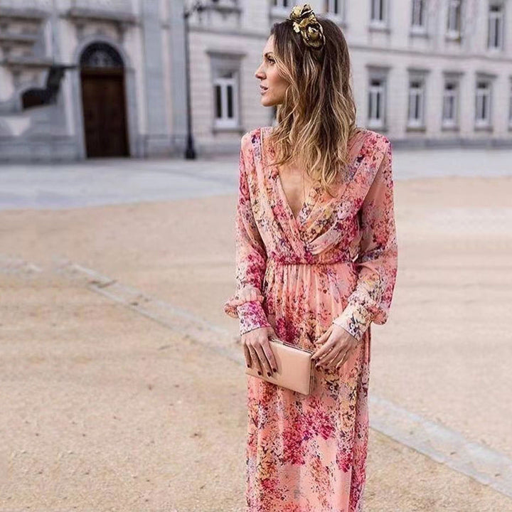 Levoire | Élégante Robe Flottante à Taille Marquée