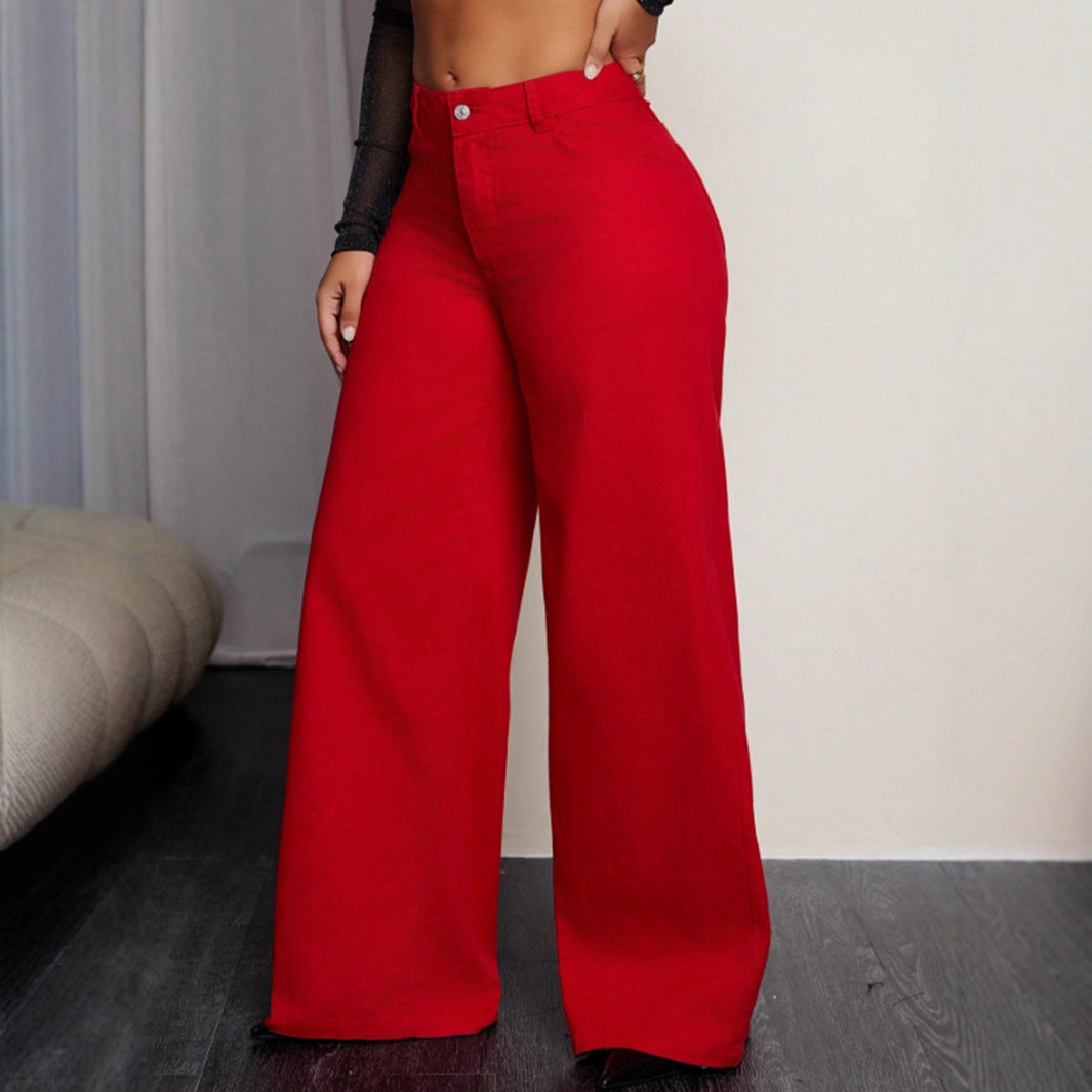 Pantalon large taille haute pour femmes dans une coupe élégante Levoire