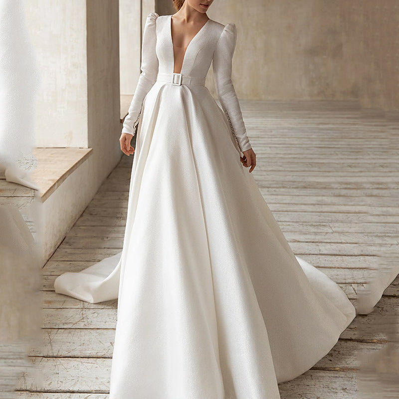 Levoire | Chic Amincissant Style Français Tempérament Robe Beige